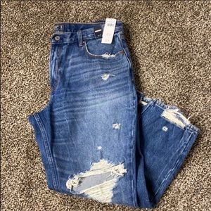 Abercrombie & Fitch high rise mom jeans